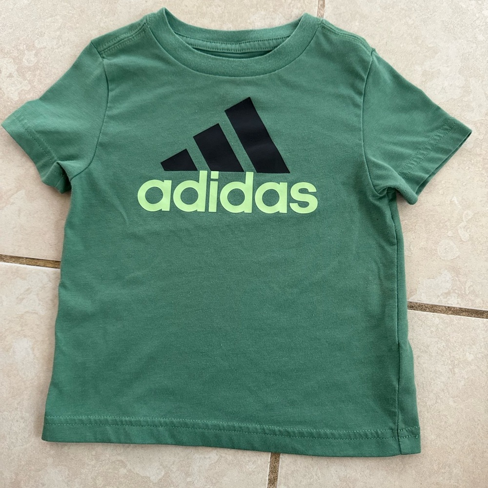 Adidas Kids Green T-Shirt